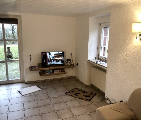Wohnzimmer mit Ausgang zur Terrasse Wohnzimmer mit Ausgang zur Terrasse