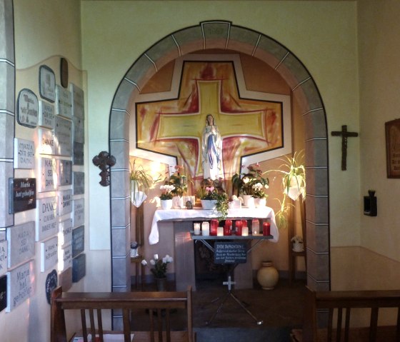 Marienalatar in Bergkapelle, © TI Islek Marienalatar in Bergkapelle, © TI Islek