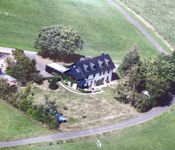 Hügelhaus von oben Hügelhaus von oben