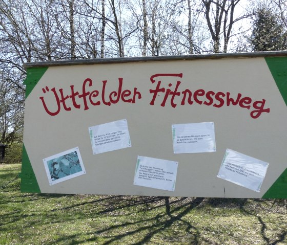 Start Üttfeld fitness trail, © Tourist-Information Islek Start Üttfeld fitness trail, © Tourist-Information Islek