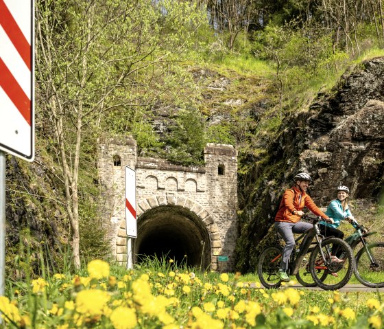 Entspanntes Radfahren auf alten Bahntrassen - wie hier bei Neuerburg, © Eifel Tourismus GmbH, Dominik Ketz Entspanntes Radfahren auf alten Bahntrassen - wie hier bei Neuerburg, © Eifel Tourismus GmbH, Dominik Ketz