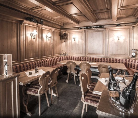 Sitzecke im Gastraum, © Maria Mühlen Sitzecke im Gastraum, © Maria Mühlen