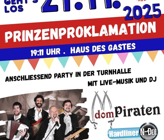 Prinzenproklamation, © KG Waxweiler Prinzenproklamation, © KG Waxweiler