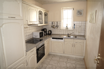 Waldbungalow Küche, © Gerta Zwicker Waldbungalow Küche, © Gerta Zwicker