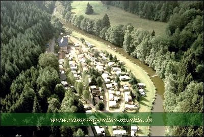 Luftbild, &copy; Camping Relles M&uuml;hle