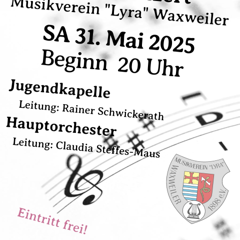 Jahreskonzert, © MV Lyra Waxweiler