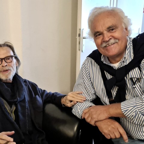 Volker Lechtenbrink und Adolf Winkler (rechts), © AWI-Film, Bitburg