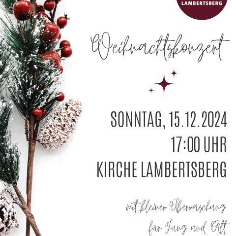 Weihnachtskonzert, © MV Plütscheid-Lambertsberg