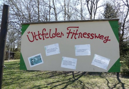 Start Üttfelder Fitnessweg, © Tourist-Information Islek