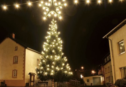 Weihnachtsbaum in Waxweiler, © Fritz Knob