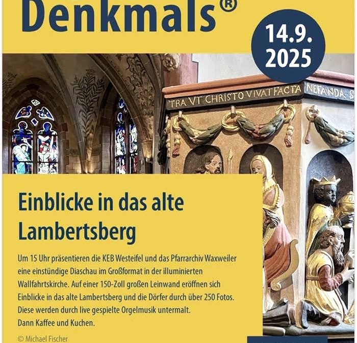 Plakat "Tag des offenen Denkmals", © Deutsche Stiftung Denkmalschutz