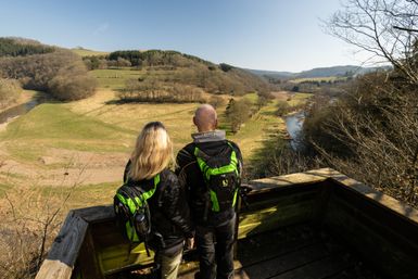 Aussichtskanzel oberhalb der Prüm