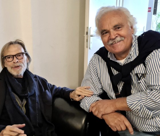 Volker Lechtenbrink und Adolf Winkler (rechts), © AWI-Film, Bitburg