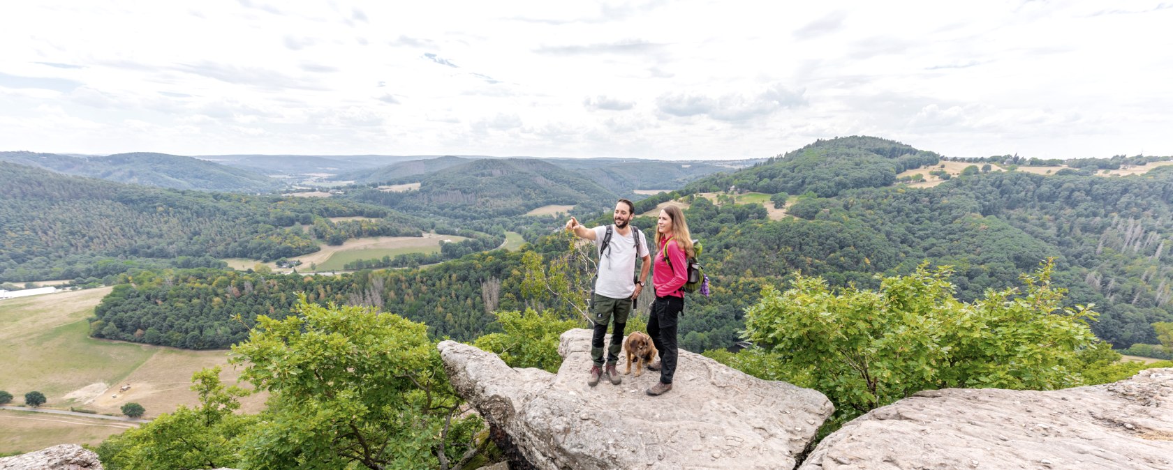 Indrukwekkend uitzicht vanaf de Eugenienstein, © Eifel Tourismus GmbH, AR-shapefruit AG