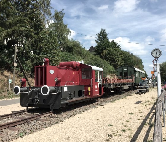 Start of the Enz cycle path: the old railroad station in Pronsfeld, © Eifel Tourismus GmbH, D. Ketz
