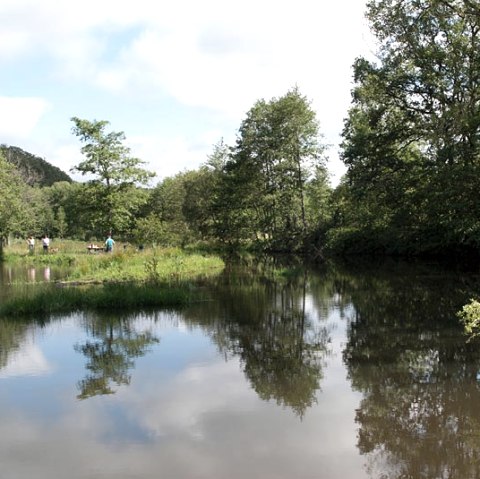 Reservoir in het Irsental, &copy; V. Teuschler