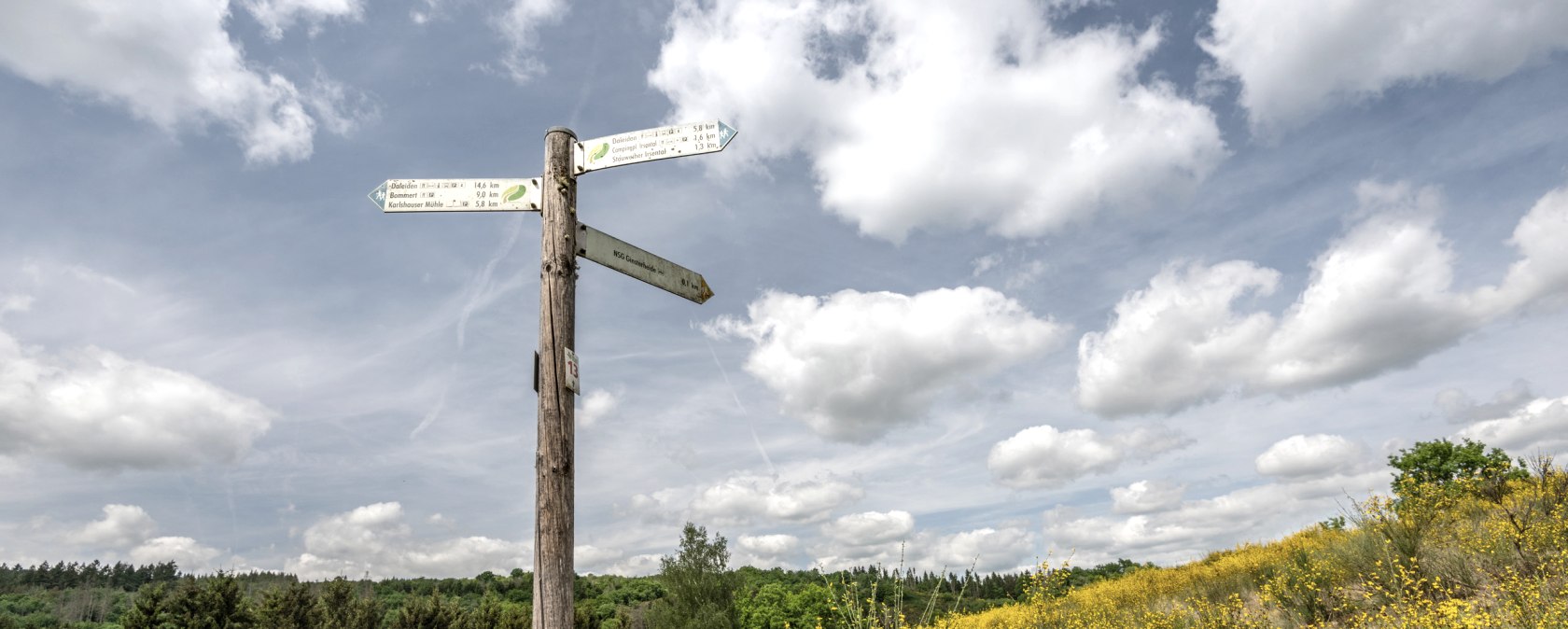 Wegweiser NaturWanderPark delux, &copy; Eifel Tourismus GmbH, Dominik Ketz