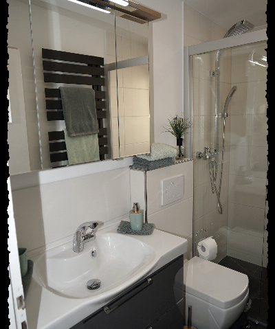 wetblickbungalow bathroom, © Gerta Zwicker