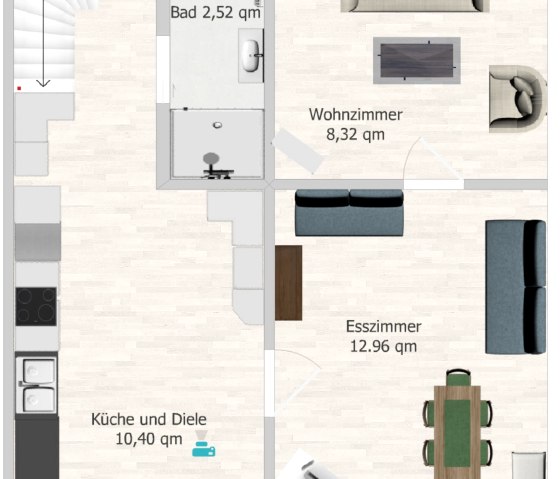 Grundriss Erdgeschoss, &copy; Bermes